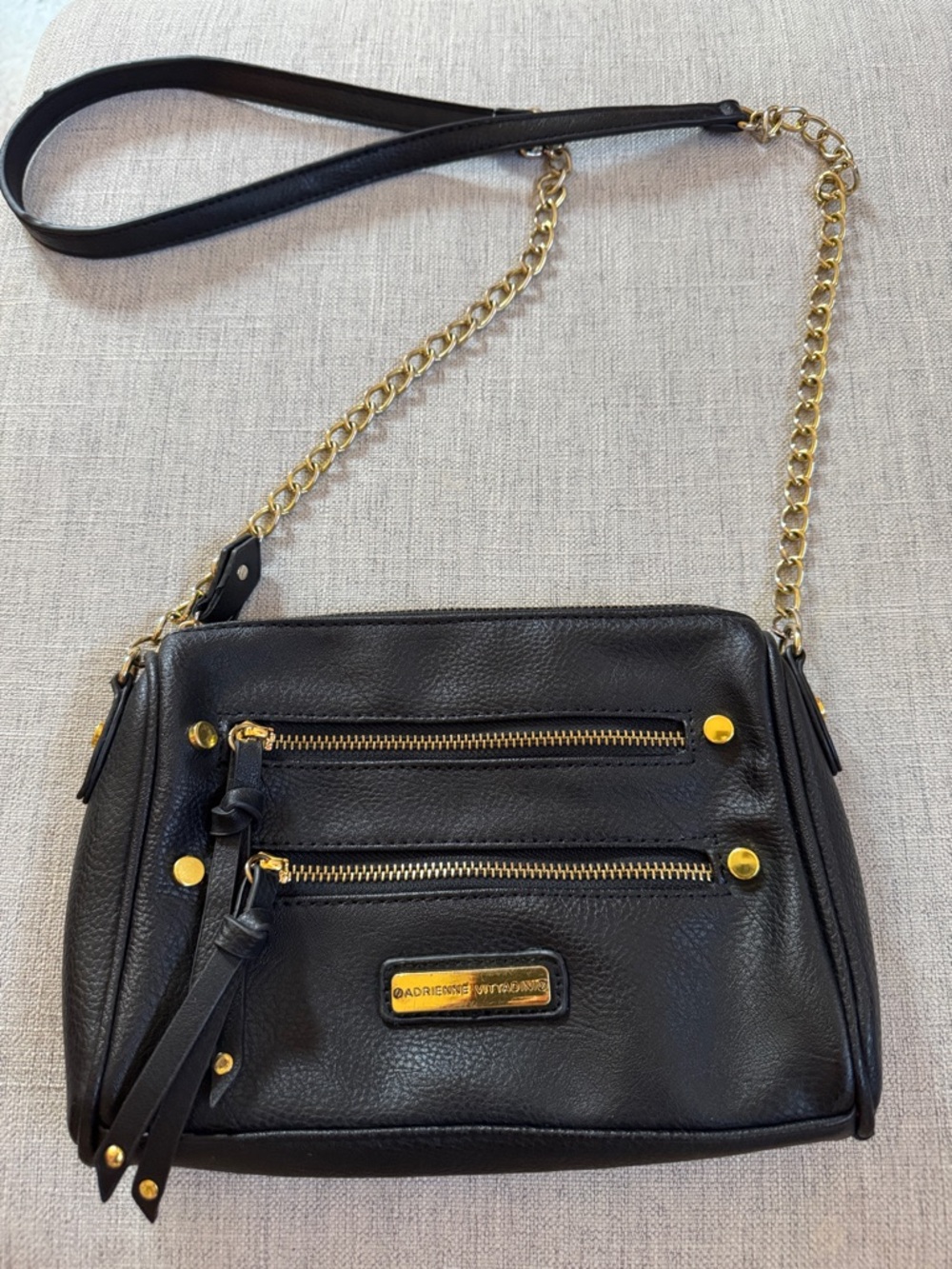 Adrienne Vittadini Bag w/ Gold Accents